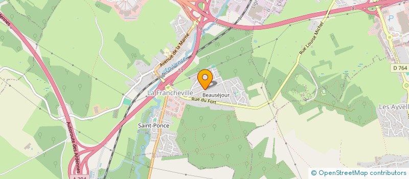 localisation de l'entreprise SCI PAM INVESTISSEMENT II  WARCQ