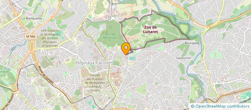 localisation de l'entreprise SCI PAM VEROT à MONTPELLIER