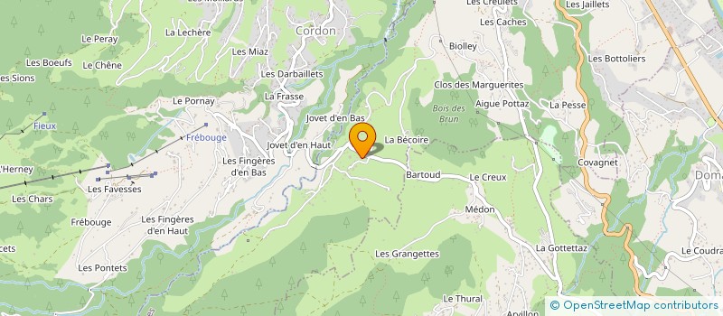 localisation de l'entreprise SCI PAMA à SALLANCHES