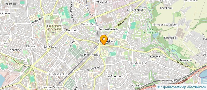 localisation de l'entreprise SCI PAMA  BREST