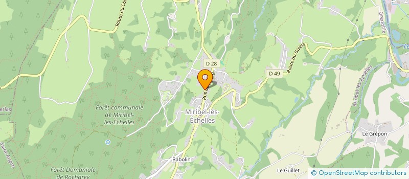 localisation de l'entreprise SCI PAMA à SAINT PIERRE D'ENTREMONT
