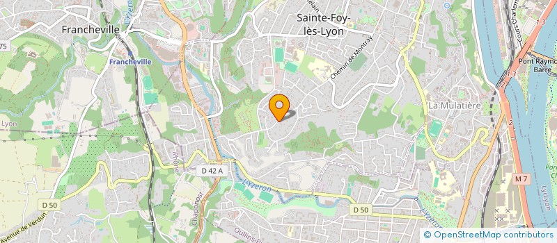 localisation de l'entreprise SCI PAMAC  SAINTE-FOY-LES-LYON