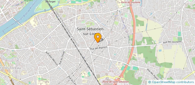 localisation de l'entreprise SCI PAMAC à SAINT-SEBASTIEN-SUR-LOIRE