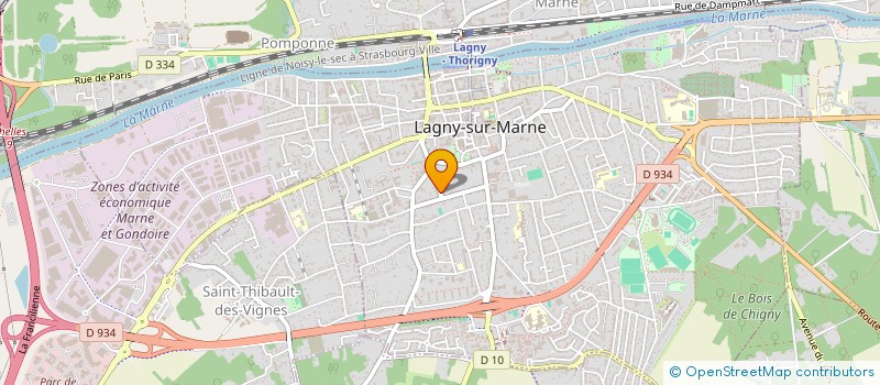 localisation de l'entreprise SCI PAMACHE  LAGNY-SUR-MARNE