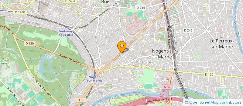 localisation de l'entreprise SCI PAMACLING  NOGENT-SUR-MARNE