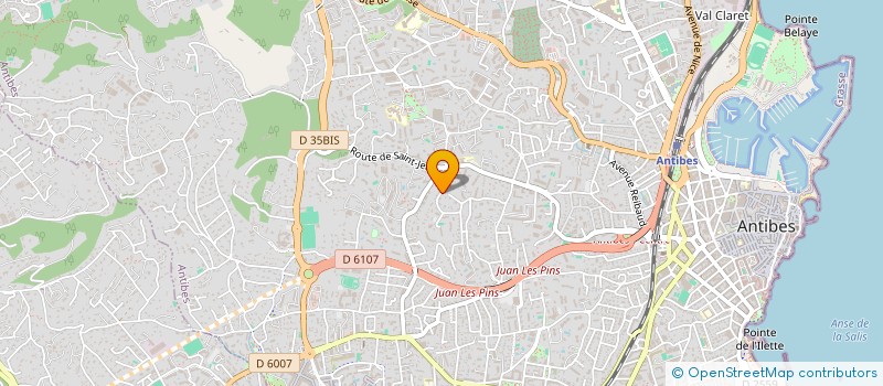 localisation de l'entreprise SCI PAMACO à ANTIBES