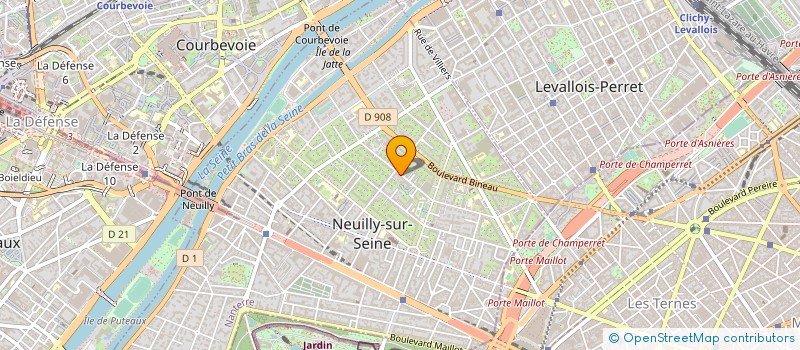 localisation de l'entreprise SCI PAMACO à NEUILLY-SUR-SEINE