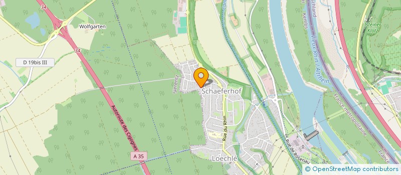 localisation de l'entreprise SCI PAMADENA  KEMBS