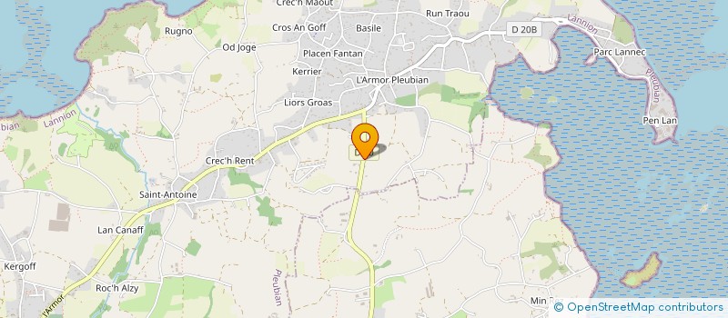 localisation de l'entreprise SCI PAMAEL  PLEUBIAN