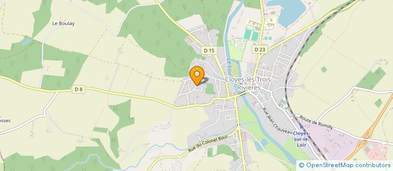 localisation de l'entreprise SCI PAMAG à CLOYES-LES-TROIS-RIVIERES