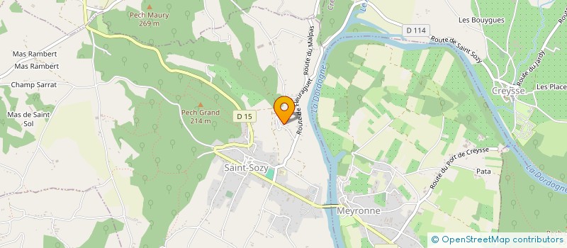 localisation de l'entreprise SCI PAMAJE  SAINT-SOZY