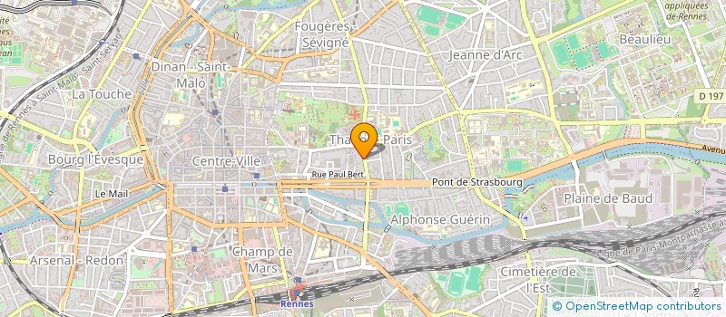 localisation de l'entreprise SCI PAMANDZI  RENNES