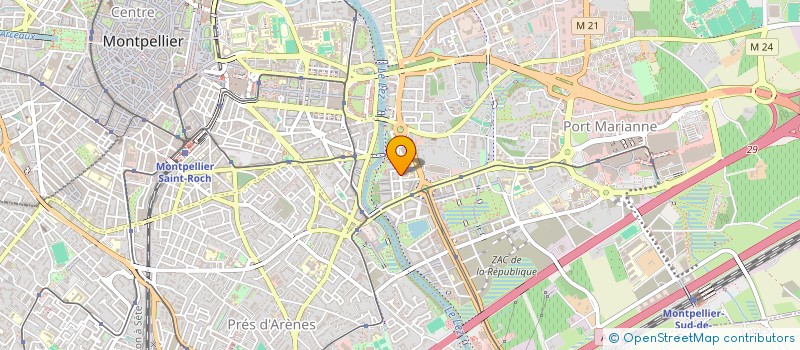 localisation de l'entreprise SCI PAMANI à MONTPELLIER