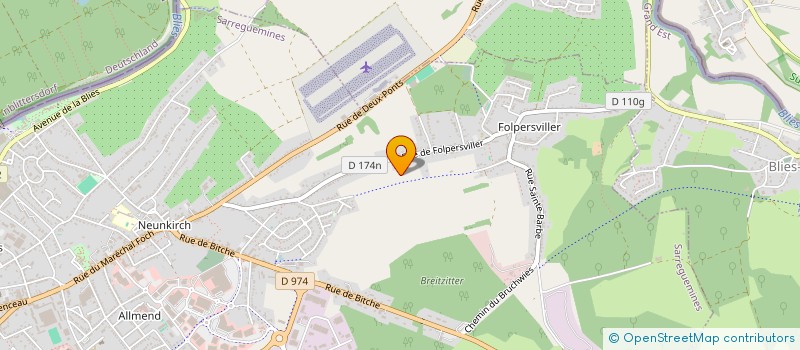localisation de l'entreprise SCI PAMANO à SARREGUEMINES