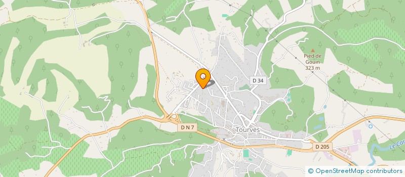 localisation de l'entreprise SCI PAMAPHIA à TOURVES