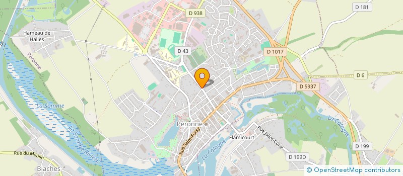 localisation de l'entreprise SCI PAMAR/COINTRE à PERONNE