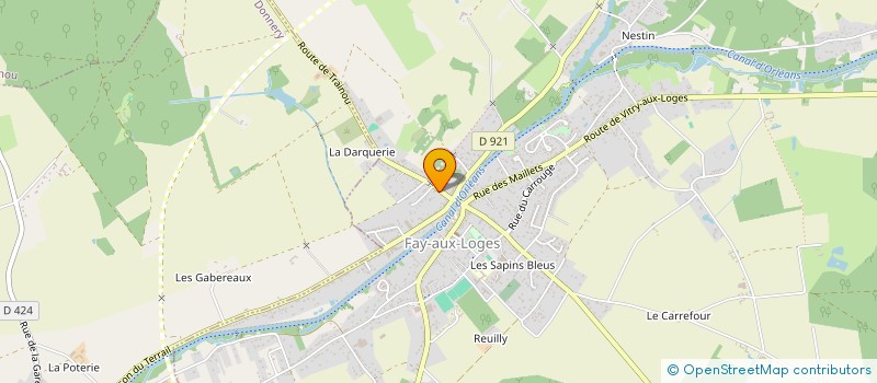 localisation de l'entreprise SCI PAMARO à FAY-AUX-LOGES