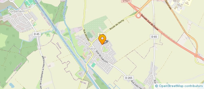 localisation de l'entreprise SCI PAMART CORBINO  FERIN