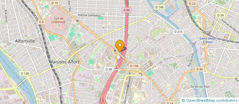 localisation de l'entreprise SCI PAMASA à MAISONS-ALFORT