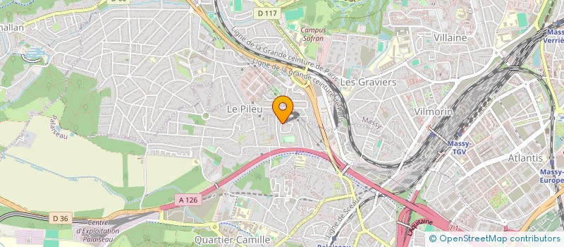 localisation de l'entreprise SCI PAMB. à PALAISEAU