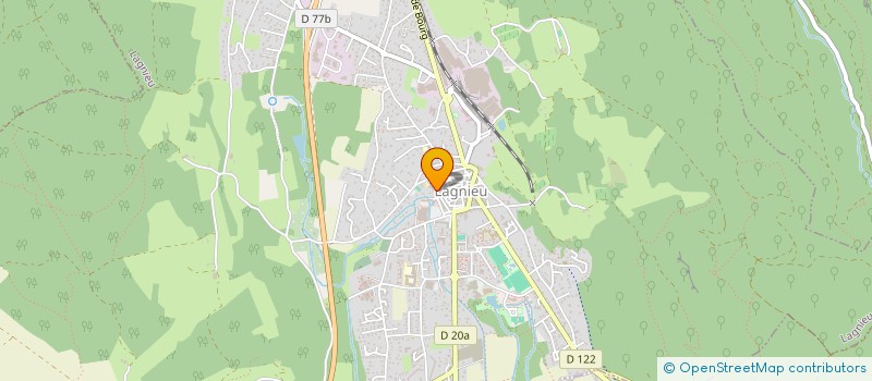 localisation de l'entreprise SCI PAMEAC à LAGNIEU