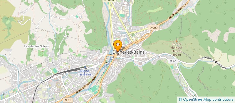 localisation de l'entreprise SCI PAMEL à DIGNE-LES-BAINS