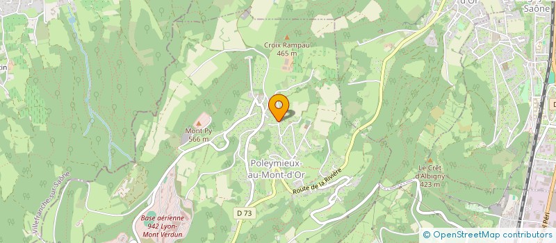 localisation de l'entreprise SCI PAMENON  POLEYMIEUX-AU-MONT-D'OR