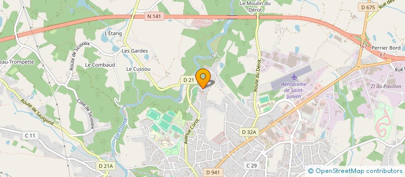 localisation de l'entreprise SCI PAMI à SAINT JUNIEN