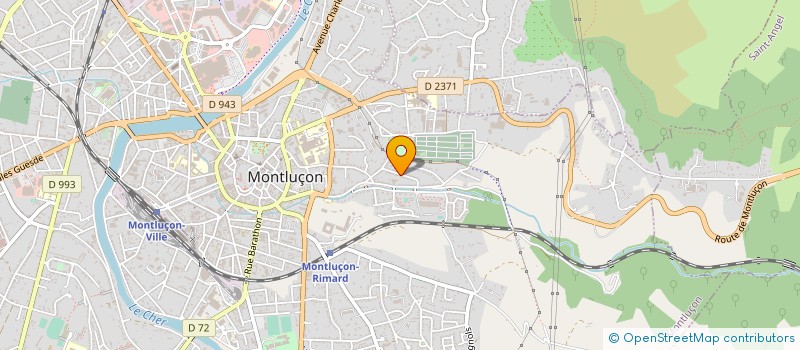 localisation de l'entreprise SCI PAMI à MONTLUCON