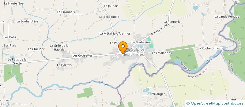 localisation de l'entreprise SCI PAMIAUJE  SAINT-SULPICE-DES-LANDES