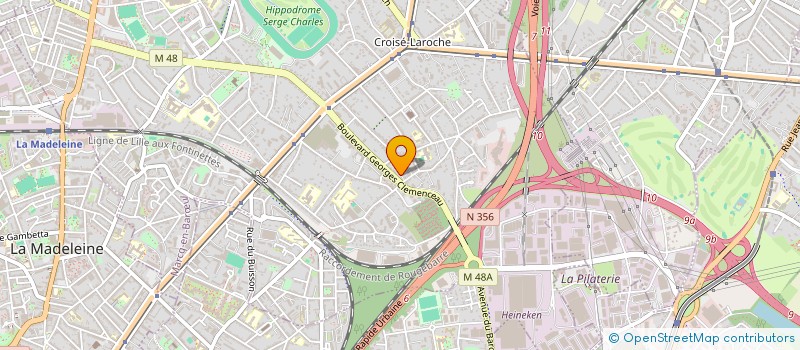 localisation de l'entreprise SCI PAMINA à MARCQ-EN-BARŒUL