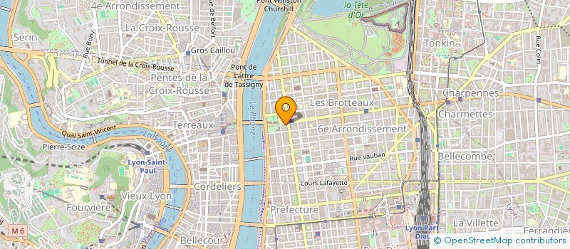 localisation de l'entreprise SCI PAMINE  LYON 3EME