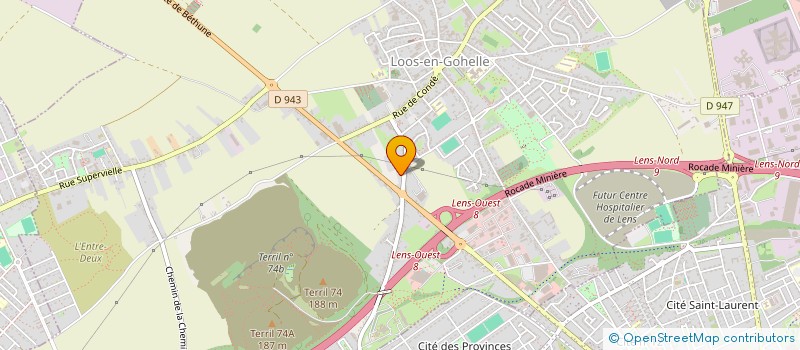 localisation de l'entreprise SCI PAMISOL  LOOS-EN-GOHELLE