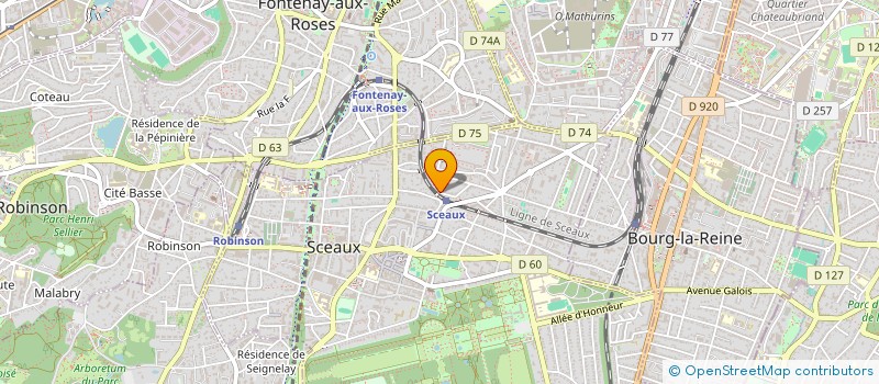 localisation de l'entreprise SCI PAMJECH à SCEAUX