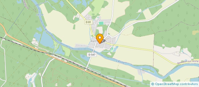 localisation de l'entreprise SCI PAMOBRA  RETHONDES