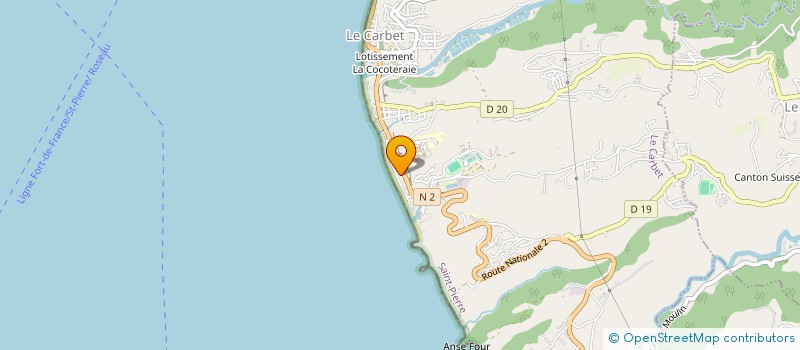 localisation de l'entreprise SCI PAMOLOGIES  CARBET