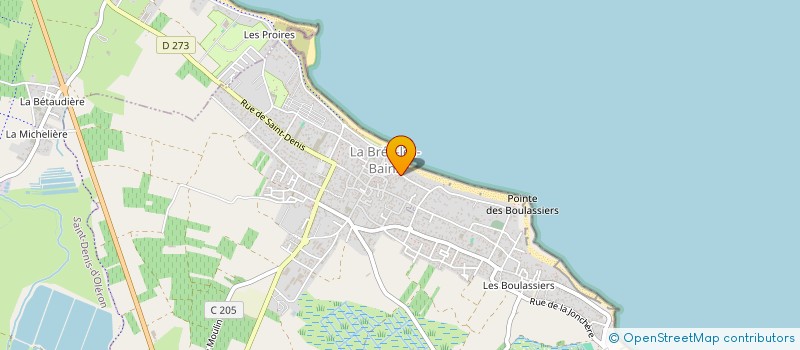 localisation de l'entreprise SCI PAMOZ  LA BREE-LES-BAINS