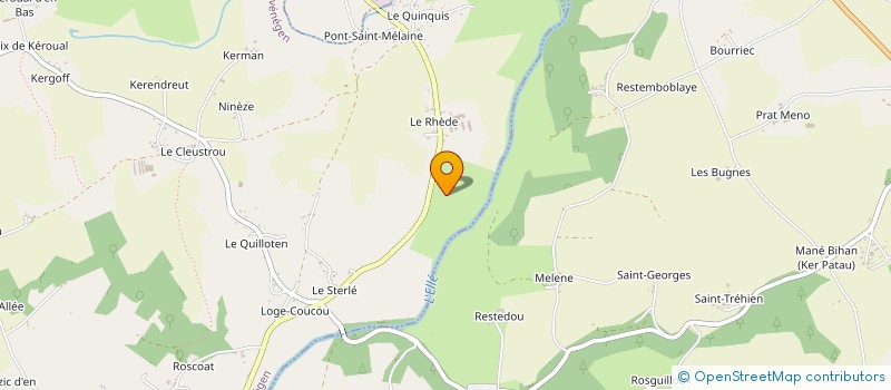 localisation de l'entreprise SCI PAMPA  LANVENEGEN