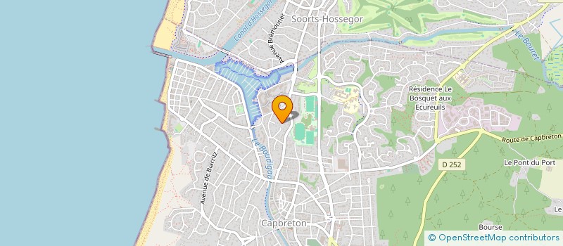 localisation de l'entreprise SCI PAMPADOUR à CAPBRETON