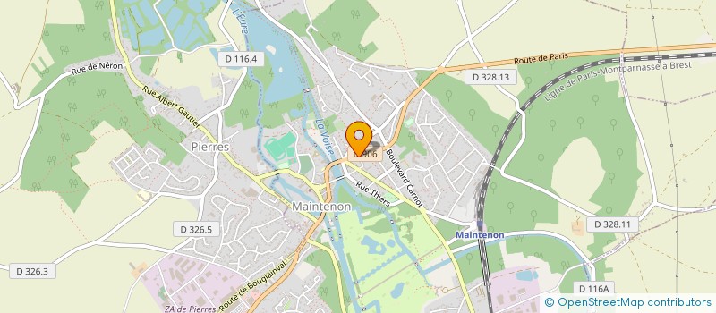 localisation de l'entreprise SCI PAMPHILOISE à MAINTENON