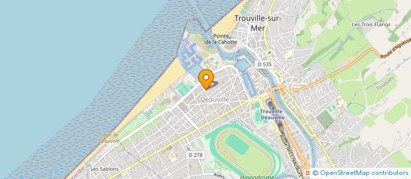 localisation de l'entreprise SCI PAMPHYLOSA à DEAUVILLE