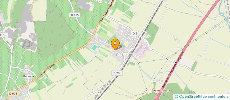 localisation de l'entreprise SCI PAMPLEMOUSSE  CORGOLOIN