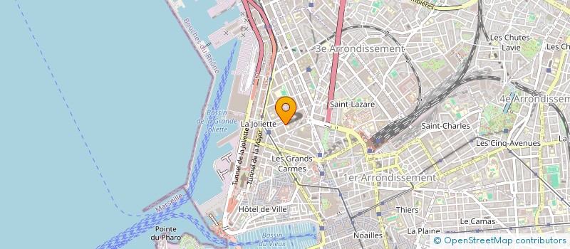 localisation de l'entreprise SCI PAMPLEMOUSSE  MARSEILLE 2