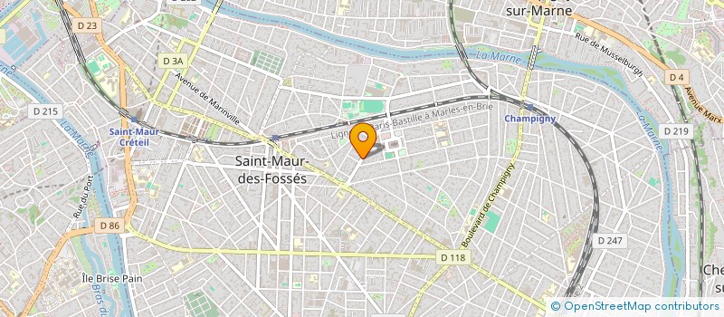 localisation de l'entreprise SCI PAMPLEMOUSSE à SAINT-MAUR-DES-FOSSES