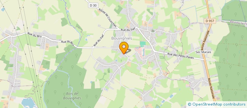 localisation de l'entreprise SCI PAMPLEMOUSSE à BOUVIGNIES