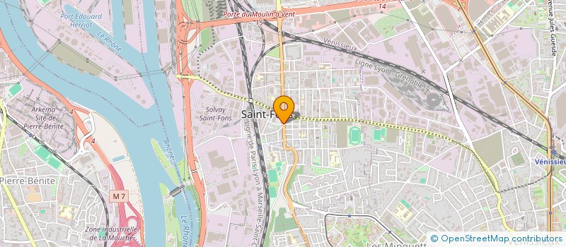 localisation de l'entreprise SCI PAMPLEMOUSSE  SAINT-FONS