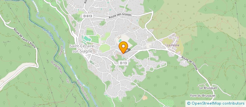 localisation de l'entreprise SCI PAMPLEMOUSSES à SAINT-CEZAIRE-SUR-SIAGNE