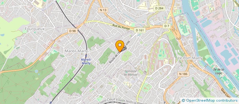 localisation de l'entreprise SCI PAMPLEMOUSSES à MAREIL-MARLY