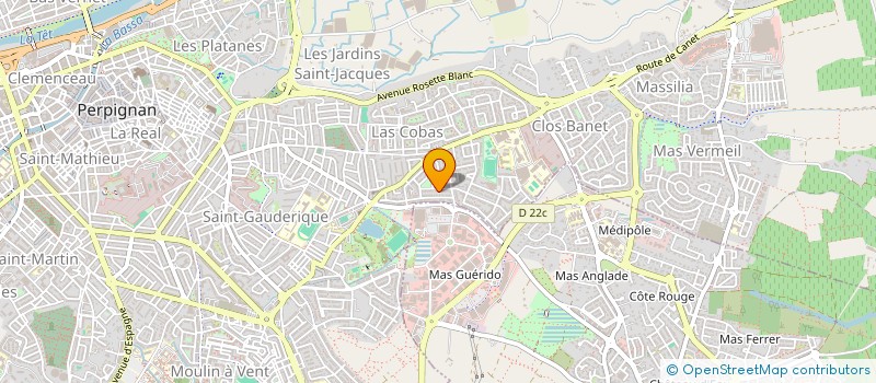 localisation de l'entreprise SCI PAMS à PERPIGNAN