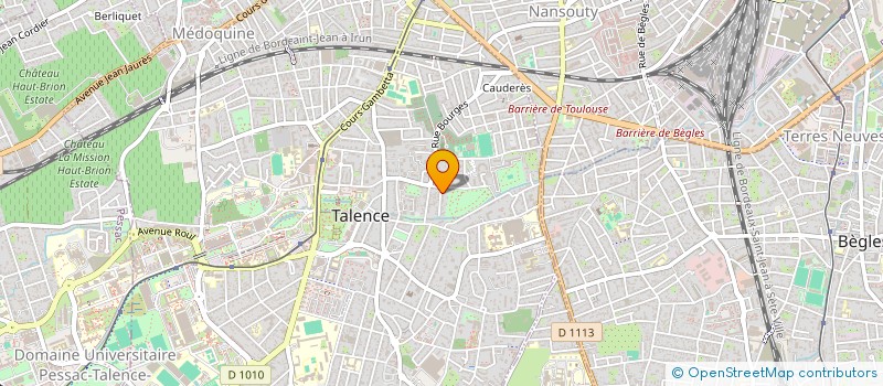 localisation de l'entreprise SCI PAMY GUYNOU  TALENCE